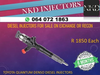 Toyota  Quantum Diesel Injectors For Sale