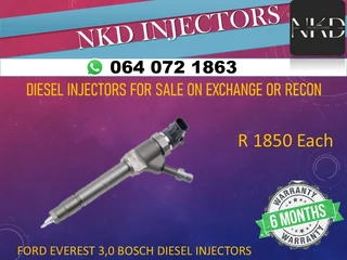 Ford Everest 3.0 Diesel Injectors For Sale