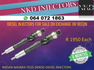 Nissan Navara Yd25 Diesel Injectors For Sale