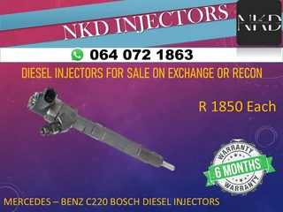 Mercedes C220 Diesel Injectors For Sale