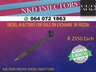 Kia 2500 Diesel Injectors For Sale