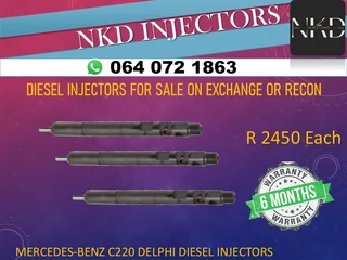 Mercedes C220 Diesel Injectors For Sale