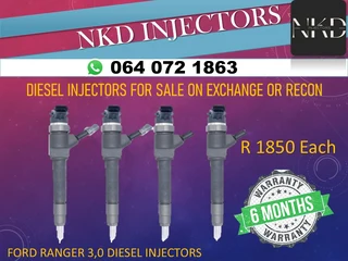 Ford Ranger 3.0 Diesel Injectors For Sale