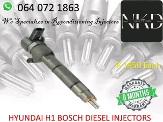 Hyundai H1 Bosch  Performances Diesel Injectors For Sale