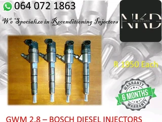 Gwm 2.8 Diesel Injectors For Sale