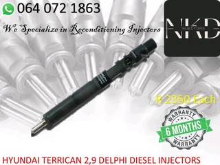 Performances Diesel Injectors For Hyundai Terracan 2.9 For Sale