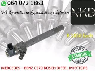 Mercedes C220 Performance Diesel Injectors For Sale