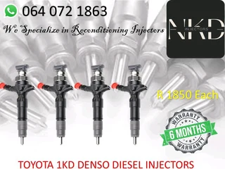 Toyota 1kd And 2kd Diesel Injectors For Sale
