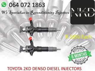 TOYOTA 1KD AND 2KD DIESEL INJECTORS FOR SALE