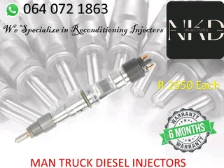 Man Truck Diesel Injectors For Sale Or To Exchange On Recon