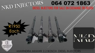 Mahindra Mhak 2.2 Diesel Injectors For Sale Or To Recon
