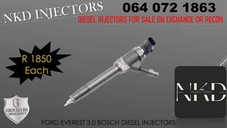 Ford Everest 3.0 Diesel Injectors For Sale Or To Recon