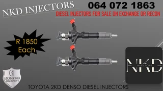 Toyota 1kd And 2kd Diesel Inejctors For Sale Or To Recon