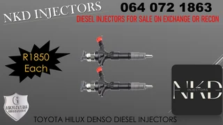 Toyota Hilux Diesel Injectors For Sale Or To Recon