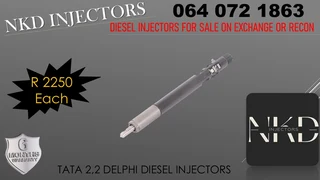 Tata 2.2 Diesel Injectors For Sale Or To Recon