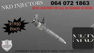 Mahindra Bolero Diesel Injectors For Sale Or To Recon