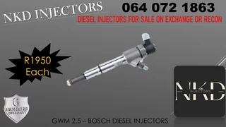 Gwm 2,5 Diesel Injectors For Sale Or To Recon