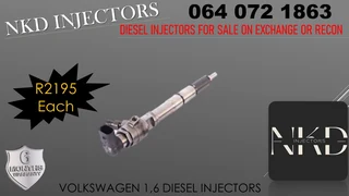 Volkswagen 1.6 Diesel Injectors For Sale