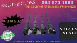 Mahindra Mhawk 2.2 Diesel Injectors For Sale