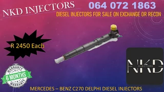 Mercedes C270 Recon Diesel Injectors For Sale