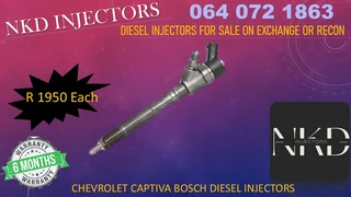Chevrolet Captiva Diesel Injectors For Sale On Exchange Or To Recon