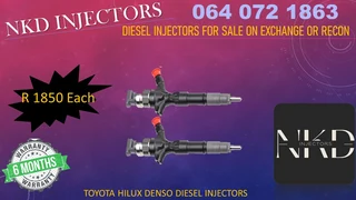 Toyota Hilux Diesel Injectors For Sale Or To Recon