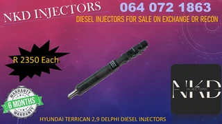 Hyundai Terracan 2.9 Diesel Injectors For Sale