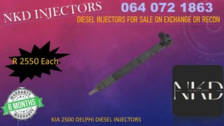 Kia 2500 Diesel Injectors For Sale