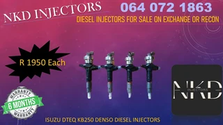 Isuzu Dteq Kb250 Diesel Injectors For Sale Or Recon