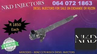 Mercedes C270 Diesel Injectors For Sale