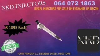 Ford Ranger 3.2 Diesel Injectors For Sal On Exchange Or To Recon