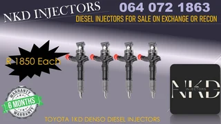 COMMON RAIL INJECTORS FOR TOYOTA 1KD &amp; 2KD INJECTORS