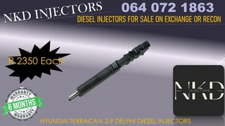 Common Rail Injectors For Hyundai Terracan 2.9 For Sale