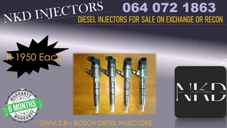Common Rail Injectors For Gwm 2,8 For Sale