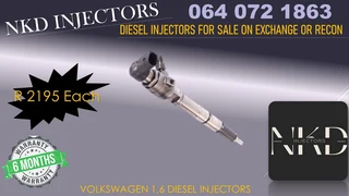 Volkswagen 1.6 Common Rail Injectors For Sale