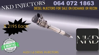 Audi 1.6 Common Rail Injectors For Sale