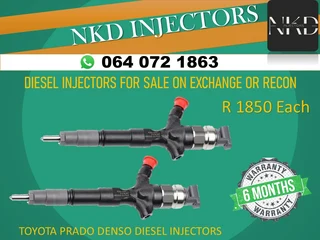 Toyota Prado Common Rail Injectors For Sale