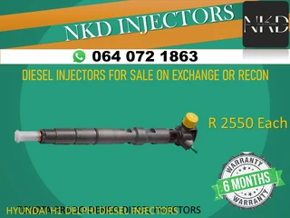 Hyundai H1 Common Rail Injectors  For Sale