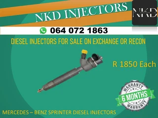 Mercedes Sprinter Common Rail Injectors For Sale