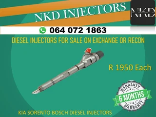 Kia Sorento Common Rail Injectors For Sale