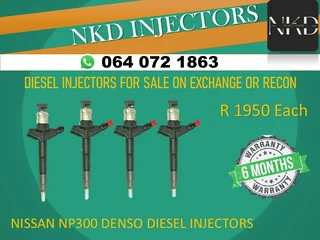 Nissan Np300 Comon Rail Injectors For Sale