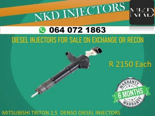 Mitsubishi Triton 2.5 Comon Rail Injectors For Sale