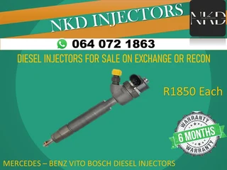 Mercedes Benz Vito Diesel Injectors For Sale