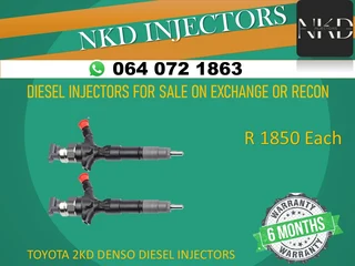 Toyota 1kd & 2kd Diesel Injectors For Sale