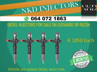 TOYOTA 1KD &amp; 2KD DIESEL INJECTORS FOR SALE