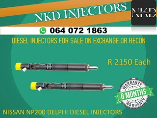 Nissan Np200 Diesel Injectors For Sale On Exchange And To Recon