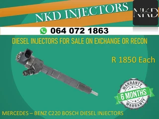 Mercedes C220 Common Rail Diesel Injectors For Sale