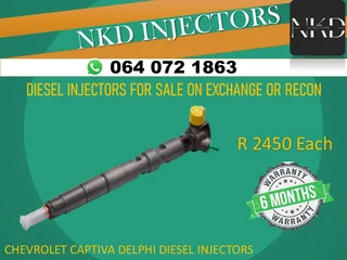 Chevrolet Captiva Diesel Common Rail Injectors For Sale