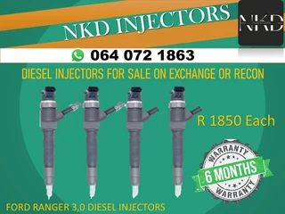 Ford Ranger 3.0 Diesel Injectors For Sale