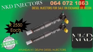 Hyundai H1 Delphi Diesel Injectors For Sale